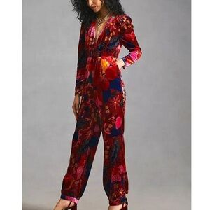 Farm Rio Anthropologie Wild Life Jumpsuit XS
